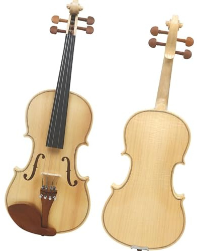 violino per principianti 4/4 Violino Con Top In Acero Violino Acustico In Legno Massello Violino Per Principianti Con Custodia Per Violino Corde Per Arco Poggiaspalla