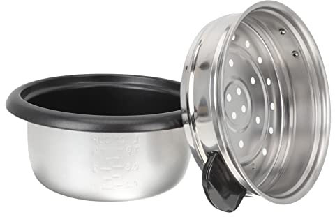 IMIKEYA 1 Satz Auskleidung Für Reiskocher Reistopf Zubehör Für Elektroherde Reiskocher 10 Tassen Schnellkochtopf Innentopf Austausch Des Innentopfes Aluminiumlegierung Universal-