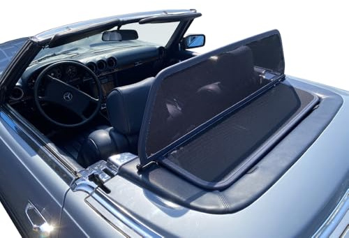 Aperta Windschott passend für Mercedes-Benz SL-Klasse (1971-1989) R107 - Ohne Bohren - 100% Passgenau OEM Qualität Blau Windstop Windabweiser