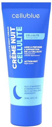 Crème Cellulite Nuit. Cellublue - efficacité nocturne anti-cellulite - Améliore l'apparence de la peau