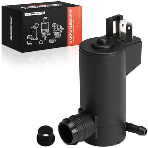Frankberg Windscreen Washer Pump Windshield Front 2-Pin Compatible with Transit V Granada GU Capri III G.ECP Taunus '80 Turnier GBNS Replace# 6156960