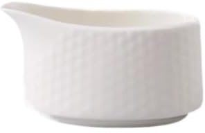 AMYSTY Pot A Lait Sauciere Pot À Sauce en Céramique for Aliments Occidentaux, Tasse À Café Et À Lait, Saucière Saucier pour Vinaigrette(8x4.3cm)