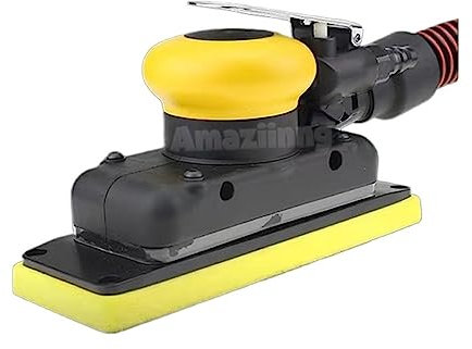 Mini bandschleifer Pneumatischer Luftschleifer, Polier-Vakuum-Rechteckschleifmaschine, 70 x 198 mm, Schleifmaschine for Autolack-Rostentfernungs-Polierwerkzeuge