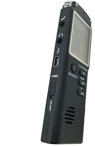 DOITOOL Digital Voice Recorder 8gb Audio Recorder with Built-in Microphone Usb Playback Black for Meeting Lectures and Interview Recording