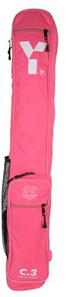 Y1 Hockey, C.3 Stick Bag, Lightweight, Padded Strap, Perfect for Juniors, Separate Small Compartments, Space for 3 Sticks, 30L Capacity