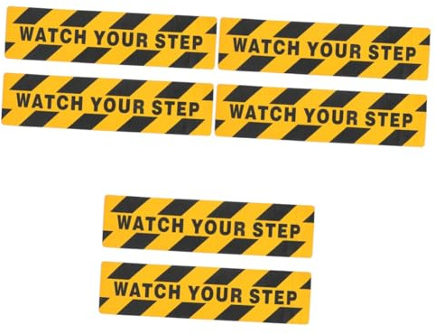 Cabilock 3 Series Pegatinas Adhesivas De Advertencia Cuidado Antideslizantes Señal De Seguridad Para Escaleras Y Resbaladizos 2 Piezas X 3