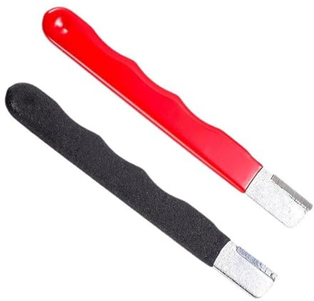 2Pcs Garden Tool Cutter Sharpener for Sharpening Lawns Cutter Garden Pruners Machetes Hedge Shears Scissors Ergonomic Design Sharpener