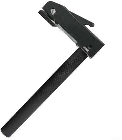 Eawfgtuw Pinces de maintien à action rapide pour établis avec trous de chien de 19/20 mm, pression à 3 niveaux, serrage maximum de 60 mm, dispositif de serrage en métal (D)