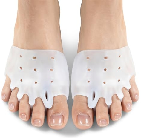 JollyDragon Silikon Zehenspreizer FüR Damen Und Herren,1 Paar Wiederholbare Waschbare Zehentrenner Hallux Valgus Korrektur Zum Entspannen Der Zehen,Toe Spacer FüR Frauen, Yoga