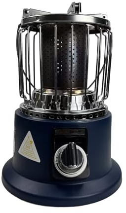 Portable Propane Heater - Mini Catalytic Tabletop Heater for Indoor and Outdoor Use, Ideal for Camping, Patios, and Garages in Winter