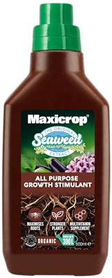 Maxicrop POPGSYDL Original Seaweed Extract, Organic Plant Growth Stimulant, 500ML, Concentrate, Brown