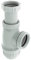SOMATHERM FOR YOU, Siphon d'évier réglable en hauteur 45-90mm, plastique blanc, évacuation Ø40mm, débit 60L/min, joint intégré, fixation écrou 40/49, garde d'eau 50mm