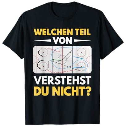 Eishockey Unihockey Hockey Coach Fun Spruch Lustig Geschenk T-Shirt