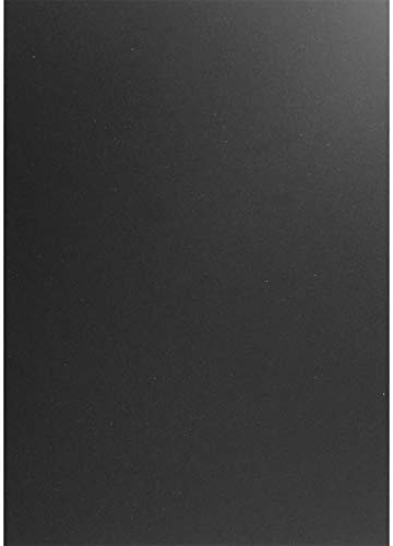 50 ark djup-svart 330 g papper DIN A4 210 x 297 mm Plike Black Ton-Kartong, ädel mjuk touch design, gummiliknande känsla, perfekt för bröllop, födelsedag, jul, reklambroschyrer, presentpåsar