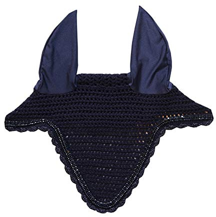 Kentucky Horsewear Stone & Pearl Long flugöron färg: mörkblå