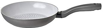 Prestige Earth Pan Ceramic Frying Pan Non Stick 24cm - Non Toxic Frying Pan, Dishwasher Safe, Made in Italy, Grey