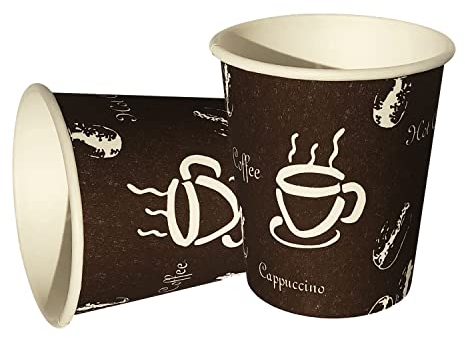 e_far 100 verres à café en papier 90 ml 3 oz parfaits pour pause café, tasses jetables, gobelets en papier jetables pour boissons chaudes et froides, parfaits pour le bureau confortable à la maison et