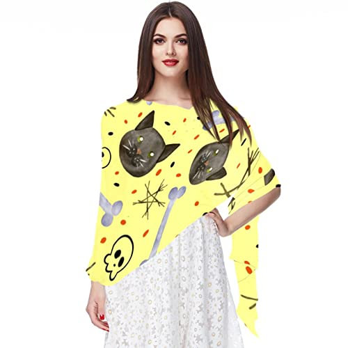 Ghost Scarf Pashmina Schals und Wraps für Frauen, Mehrfarbig 09