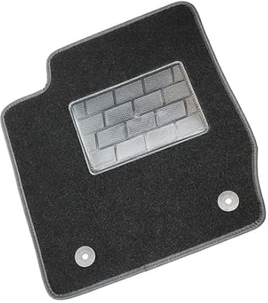 Tappetino Guidatore per Fiesta dal dal 2011 al 2017 in Moquette nera Tappeto solo lato guida antiscivolo specifico su misura fondo 131461