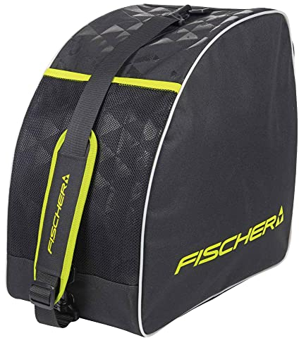 Fischer Ski Schuhtasche Alpine Eco Skischuhe Tasche Stiefel Boot Bag Ski Bootbag 2023, Z03222, Schwarz