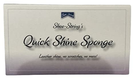 Shoe-String Quick Shine Schwamm (Lederglanz, keine Kratzer, kein Durcheinander), rot / schwarz, Einheitsgröße