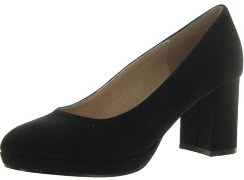 Bandolino Women's Cooler Pump, Black Suede 001, 7