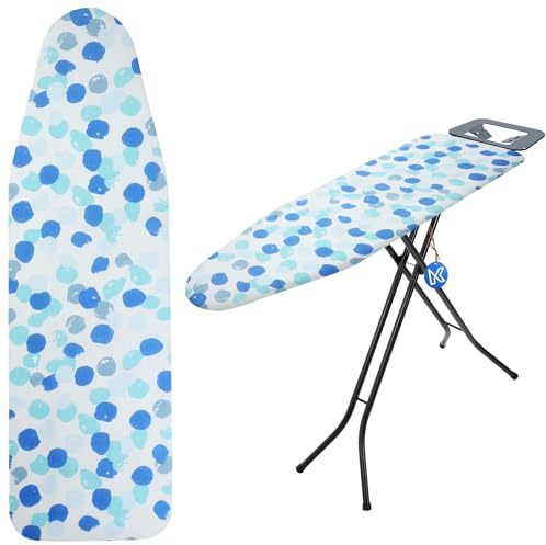 KADAX Housse de planche à repasser avec cordon de serrage, Robuste housse de table à repasser pour un repassage sans plis, Couverture universelle de planche à repasser, Housse de rechange pour table à