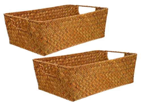 Ciieeo 2stücke Geflochtene Brotkörbe Aus Weide Langlebige Aufbewahrungskörbe Für Küche Und Tisch Vielseitige Servier Dekokörbe Für Obst Snacks Brot