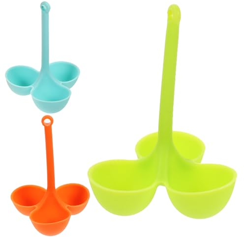 ABOOFAN 3 Pz supporto per bollire le uova porta uova griglia per uova in camicia gadget per bollire le uova Impermeabile vaporiera per uova contenitore per le uova bollitore per uova