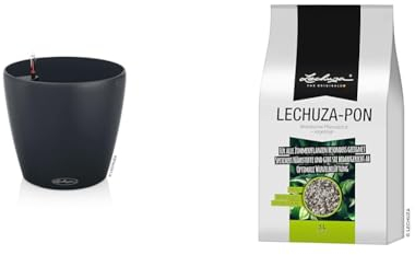 Lechuza Classico Color 21 schiefergrau 13184, 22x22x20 cm PON 3 Liter Substrat 19560
