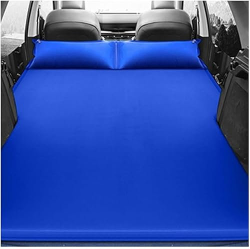 HEAU Auto Luftmatratze für Mercedes-Benz Maybach GLS GLE SUV, Tragbar Aufblasbares Matratze, Auto Luftbett, Dickere Autobett, Auto Matratze, Kofferraum Luftkissen,B-Blue
