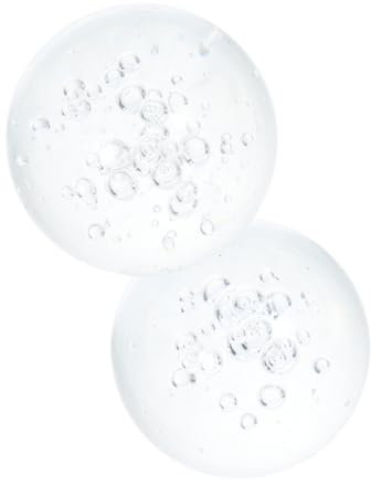 ibasenice 2piezas Bola De Transparente para Fuente Decoración De Escritorio para Peceras Centros De Mesa y Decoración Interior