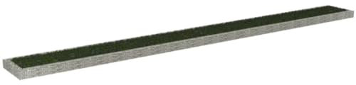 Panier de Gabion, Gabion pour Pierre Panier à Pierre Lit surélevé à gabion Acier galvanisé 1000x100x20 cm