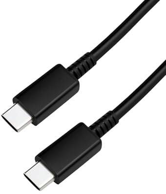 Wonvify Cable de carga rápida USB C a USB C de 2 m, cable tipo C, cargador 45 W para Galaxy S24 S23 S22 S21 S20 Plus Ultra S10 S10E A13 A14 A15 A25 A34 A35 A53 A54 A55