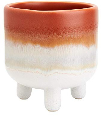 Maia Gifts Mojave Glaze Brown Ombre Mini Planter