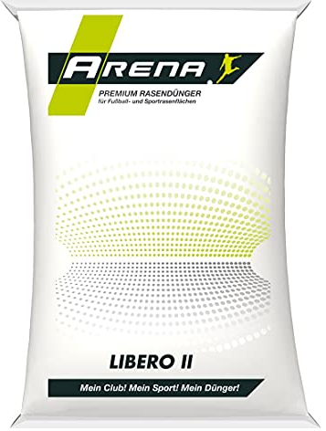 ARENA Rasendünger Frühjahrsdünger I Profi Dünger feingranuliert für hochwertigen Rasen I Libero II mini 25kg