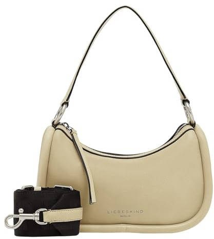 LIEBESKIND Berlin Damen fab 2 lab Hobo S, Warm Beige, Small (HxBxT 15cm x 25.5cm 6cm) EU