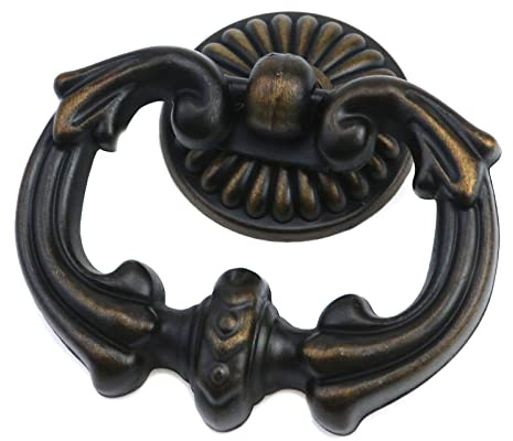 Tighall Vintage Antique Bronze Cabinet Pulls French Provincial Drawer Pulls