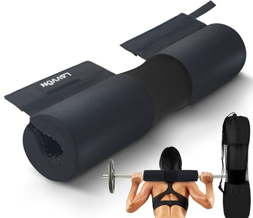 Langhantel Polster Nylon Padding AntiSlip - Hip Thrust Pad - Barbell Pad | Polster für Langhantelstange- Hantel Nackenpolster, Standard Weight Bar Pad - Provides Cushion to Neck Shoulders Training