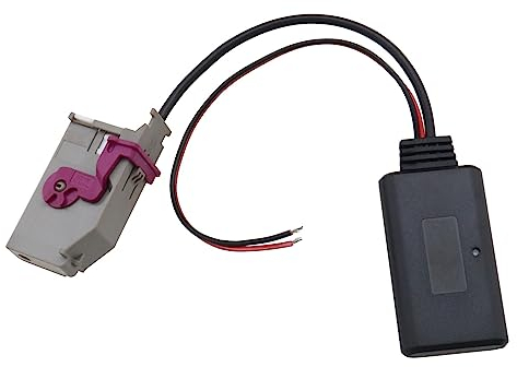 eMagTech 32 stift RNS-E Bluetooth AUX-adapter för A3 A4 A6 A8 R8 TT 12 V bil Bluetooth-modul AUX-IN-kabel trådlös ljudadapter fordonselektronik tillbehör