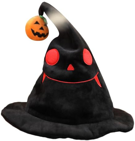 Chapeau de citrouille fantôme, chapeaux de costumes d'Halloween pour femmes | Chapeau de costume de sorcière avec citrouille | Décorations d'accessoires de costume fantôme, chapeau de sorcière pour ,
