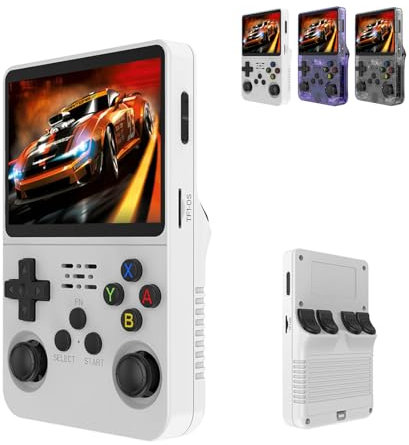 Keyboy - Nuova Console di Gioco Keyboy 2024,, Console di Gioco Portatile HD 3,5 Pollici Wireless Rivisitare I Classici, Rivivi l'Età d'oro dei Giochi degli anni 2000 (Bianco 128G)