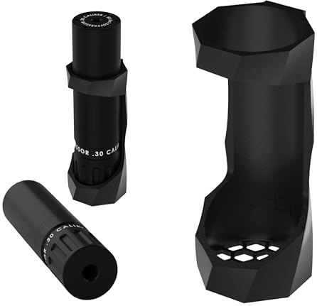 G°Dry Support de silencieux – Support magnétique pour un rangement sûr, permet une circulation optimale de l'air, construction peu encombrante, montage facile sans outils, taille L Ø 65 mm