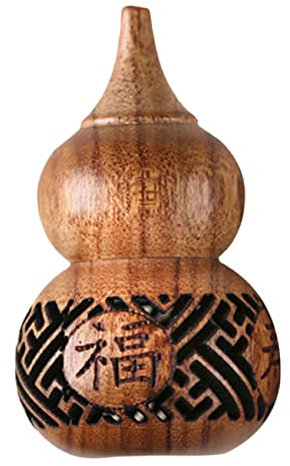 Ciieeo Hohle Holzflasche Als Duftsäckchen Mit Räucherperlenflasche Design Tragbare Duftbrotflasche Aus Leeren Kleinen Holzkürbissäckchen Für Aromatherapie-diffusorflasche