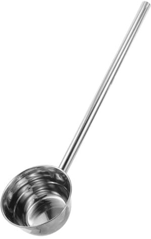ULTECHNOVO Cucharón de Acero Inoxidable con Mango para Cocinar Cucharón Metálico para Servir Sopa Profunda para Uso Hogar Resistente al Desgaste Grande