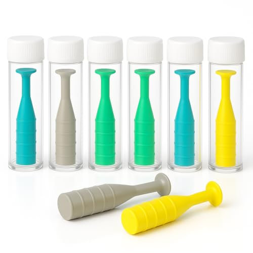 JB White Set of 8 contact lens suction cups for hard lenses, contact lenses plunger with suction cup for Ortho-K and dimensionally stable annual lenses, contact lens suction cup (only for hard lenses)