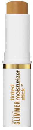 Revlon Glimmer Tinted Moisturizer Stick Gesicht, Feuchtigkeitsspendende Foundation, aufhellend, glättend, für eine strahlende Haut, 150 Medium Deep Cool, 8.9g