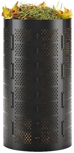 GT GARDEN Composteur de Jardin 180 litres - Durable, Facile à Monter, idéal pour Recycler