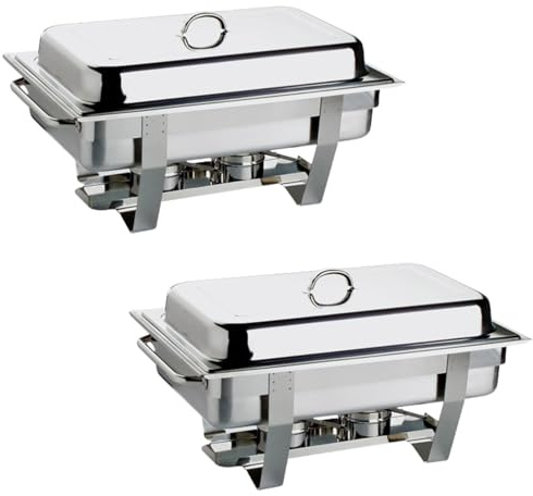 APS Chafing Dish, Acero Inoxidable, Plata, 0