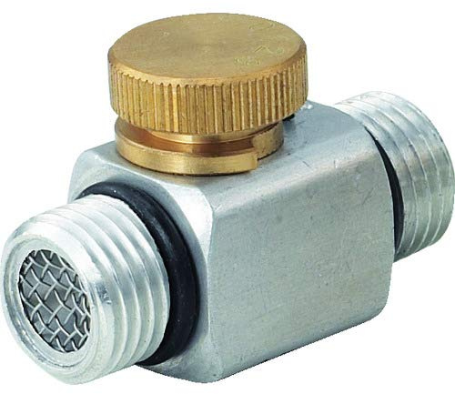 TRUSCO TAR-2N Air Flow Regulator, G1/4 x G1/4 Male Screw